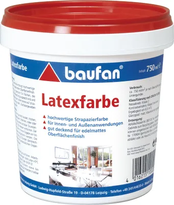 Produktbild von Baufan Latexfarbe 750 ml 100202