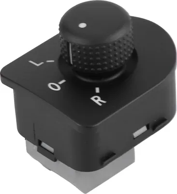Image de Interrupteur de rétroviseur de porte latérale, bouton de interrupteur noir, pour Jetta