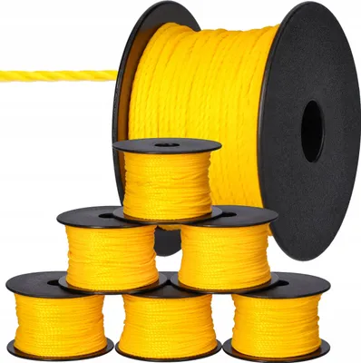 Obrázok produktu pre 6 x murovacia šnúra 50 m x 2 mm žltá