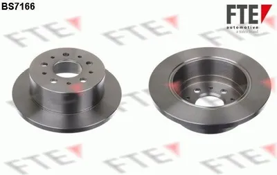 Produktbild von 2x FTE Bremsscheibe 9072562 hinten für FIAT Ducato Kastenwagen (250_ 290_) 82mm