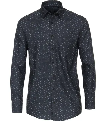 Produktbild von CASAMODA - Herren Hemd Langarm Comfort Fit (413763700), Größe: M, Farbe: Dunkelblau