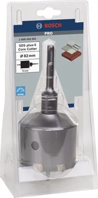 Produktbild von PRO SDS plus-5 Bohrkronen-Set, 82 x 54 x 72 mm, 3-tlg.