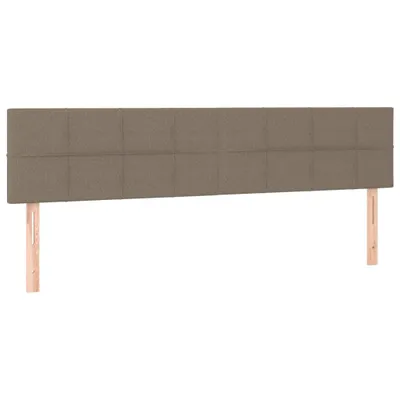 Produktbild von vidaXL Kopfteile Taupe 200x5x78/88 cm Stoff