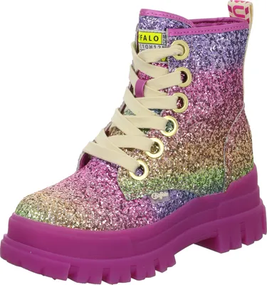 Produktbild von Buffalo Damen Plateau Schnürboot vegan pink fuchsia