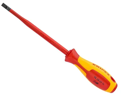 Image de Knipex 1x Tournevis (Slim) pour vis à fente - 982065SL