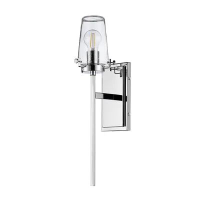 Produktbild von Elstead Alton Wandleuchte E27 Chrom IP44