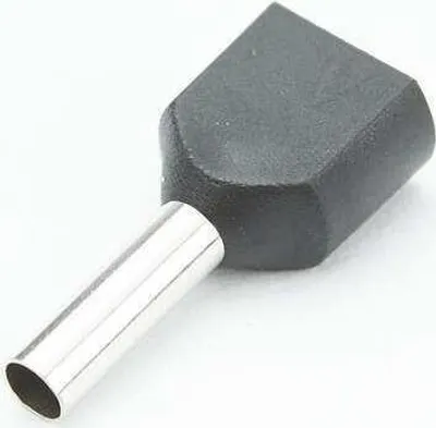 Produktbild von Aderendhülsen isoliert unisoliert blank 0,34-16 mm² Sortiment Box Dose Kabel - Bauform / Art: Isoliert twin zweiadrig - Querschnitt: 2 x 1,5 mm² - Menge: 100 Stk