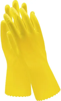 Produktbild von Haushaltshandschuh Industriehandschuh aus Latex Größe L