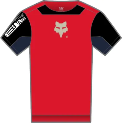 Produktbild von Fox Yth Defend Ss Jerey Elevated Flo Red L