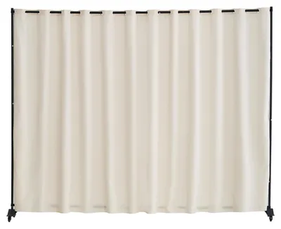 Obrázek produktu pro Paravan, jednopanelový, béžový, rozměry 308,5 x 45 x 245,5 cm