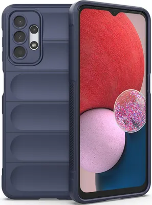 Produktbild von Galaxy A13 Hülle, Weich TPU Silikon Stossfest Anti-rutsch Schutzhülle für Samsung Galaxy A13 5G/4G Dunkelblau