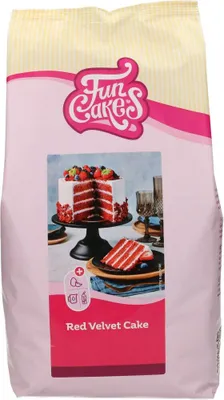 Produktbild von FunCakes Mix für Red Velvet Cake 4 kg