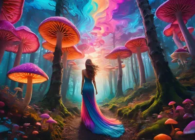 Image de Alipson Puzzle Jeu de pose Forest Whimsy 500 pièces multicolore