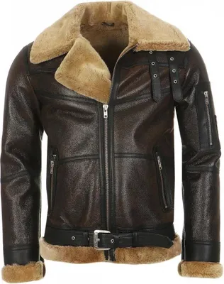 Produktbild von Lammfelljacke - B16 MODELL 3 WALNUSS/CAPPUCCINO - Größe: M