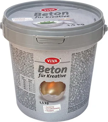 Produktbild von ViVA DECOR Beton für Kreative 1,5 Kg Eimer