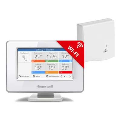 Productafbeelding van Honeywell EvoTouch-WiFi ATP921R3052, bedieningspaneel met voeding + BDR91, Tsjechische versie