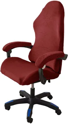 Obrázek produktu pro Potah na herní židli, 4 kusy, polyester, červený, vhodný pro kancelářské židle