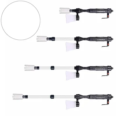 Produktbild von Elektrischer Aquarium Bodenreiniger 4-in-1, Kiesreiniger mit Filter und Wasserwechselpumpe, USB-betrieben, 1,2 m Schlauch, für Süßwasseraquarien