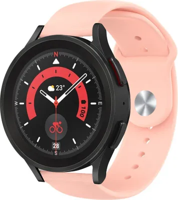 Produktbild von Strap-it Samsung Galaxy Watch 5 Pro Sportarmband (Rosa)