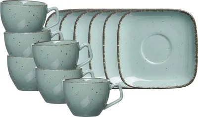Produktbild von Ritzenhoff & Breker Casa Espressotasse mit Untertasse 6er Set blau