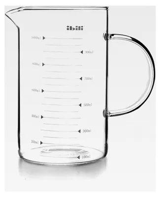 Produktbild von Messbecher mit Griff, 1000 ml aus Borosilikat