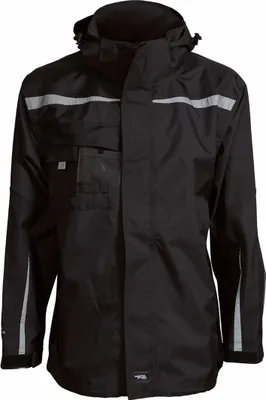 Produktbild von ELKA Working Xtreme Regenjacke 086004 schwarz, Größe 4XL, Größe:4XL, Farbe:schwarz