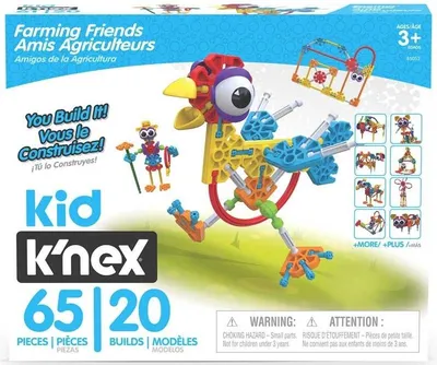 Obrázek produktu pro Stavebnice K'nex Farmin Friends - barevná stavební farma na hraní