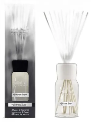 Obrázek produktu pro Millefiori Milano Difuzér s tyčinkami White Paper Flowers 500 ml