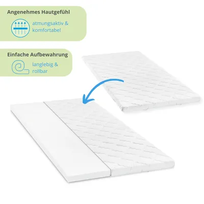 Produktbild von ergonomischer Komfortschaum Topper, 140 x 200 cm, für alle Matratzen, Bodyprotect