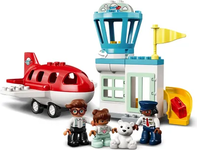 Produktbild von LEGO 10961 DUPLO Flugzeug und Flughafen Spielzeug Set für Kleinkinder ab 2 Jahren
