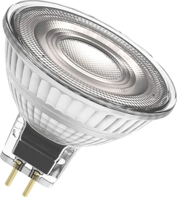 Obrázok produktu pre OSRAM Stmievateľné nízkonapäťové LED reflektorové žiarovky MR16 s päticou pre dodatočnú montáž, náhrada 35 W, GU5.3, reflektor MR16, 2700 Kelvinov, teplá biela, číre sklo, 2 balenia
