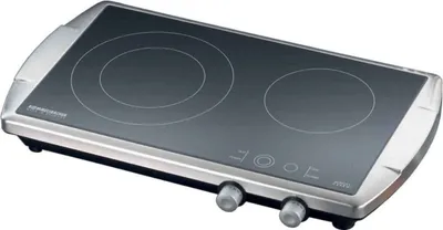 Immagine prodotto di Piano cottura doppio in vetroVetroceramica Rommelsbacher CT 3400/E, 3400 W, acciaio inossidabile