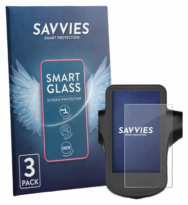 Produktbild von 3x Savvies Schutzglas Folie für Tezeus C6T 9H Panzer Schutzfolie Glas Displayschutz klar transparent