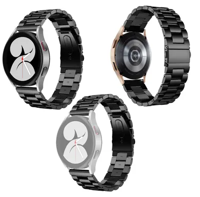 Produktbild von Für Samsung Galaxy Watch FE 6 5 4 Normal Pro Classic alle Größen Deluxe Stahl Armband