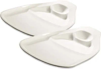 Produktbild von Villeroy & Boch 1041897515, Teller, Weiß, Porzellan, 300 mm, 290 mm, 1,34 kg