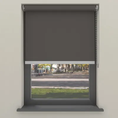Produktbild von Cocoon Home Rollo Maya 90x275 - Verdunkelnd - Dunkelgrau