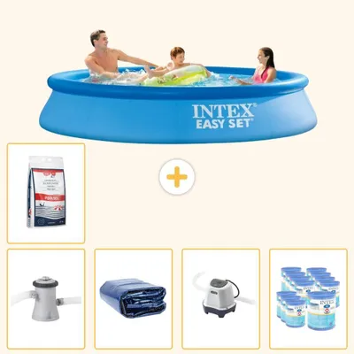 Productafbeelding van Easy Set Zwembad - Rond - 305x61 cm - 6-delig - SCB56