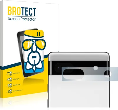 Produktbild von BROTECT Schutzglas für Google Pixel 6a (NUR Kameraschutz) Schutzfolie Panzer Folie Glas Display Schutz klar