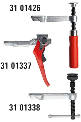 Immagine prodotto di Set completo di staffa scorrevole Bessey per modello SLV (maniglia a leva), sbraccio 120 | 3101337