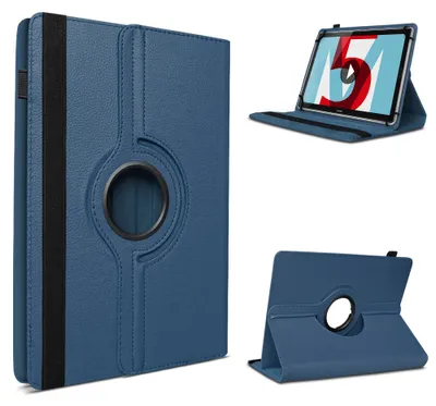 Produktbild von Tablet Hülle für Huawei MatePad SE 2022 Tasche Schutzhülle Case Cover DrehbarFarbe 360 Uni:Blau