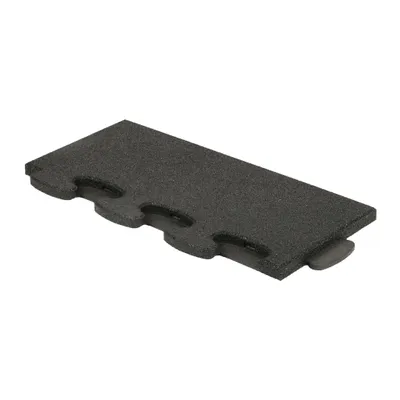 Produktbild von Gum-Tech Sportboden "Puzzle 3D Gymallrounder", Randstück gerade, 22 mm