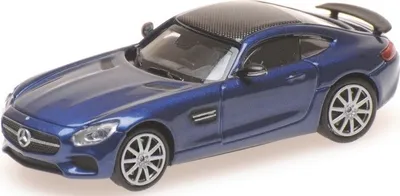 Produktbild von Minichamps 1:87 MERCEDES-AMG GTS - 2015 - BLUE METALLIC