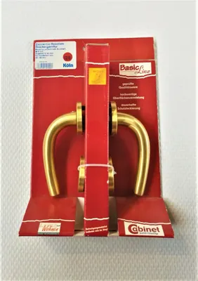 Produktbild von Conmetall Rosetten Türbeschlag Köln 1218 Messing, Türgriff, Türbeschlag, Türklinke