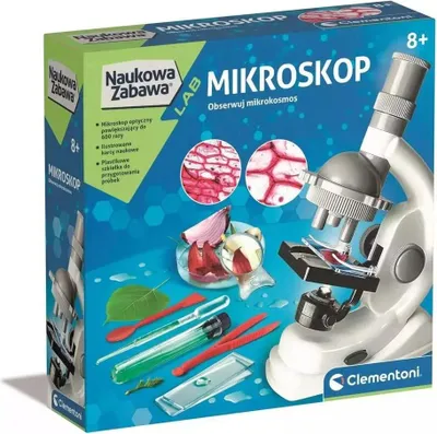 Produktbild von Clementoni Wissenschaftliches Spielzeug – Experimente mit dem Mikroskop