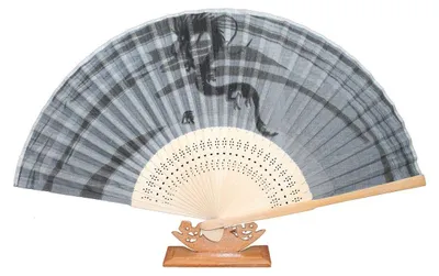 Produktbild von 551, 1 Stk. Hand Deko Sommer Fächer Blumen Motive Retro Design
