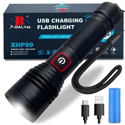 Zdjęcie produktu dla Pronett XJ4808 Taktická svítilna LED ZOOM XHP99