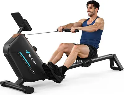 Obrázek produktu pro MERACH R15 Magnetický veslovací trenažér, 40 kg zátěž