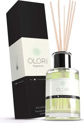 Produktbild von OLORI Raumduft Diffuser mit Stäbchen 200ml (Minze)