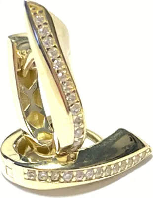 Produktbild von Ohrring Gold 333/- Gelbgold Zirkonia poliert einfarbig Croele