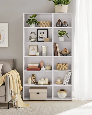 Produktbild von VASAGLE Bücherregal, mit 6 Ebenen, Standregal, Aufbewahrungsregal, für Wohnzimmer, Büro, Schlafzimmer, Arbeitszimmer, 24 x 40 x 178,5 cm